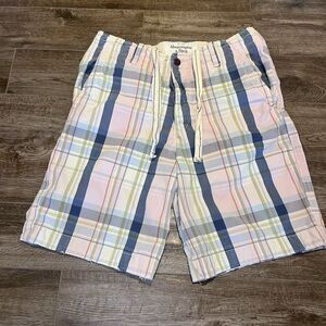 Abercrombie & Fitch Shorts Men’s Size 36 Plaid Vintage Fatigues Baggy Y2K 90s